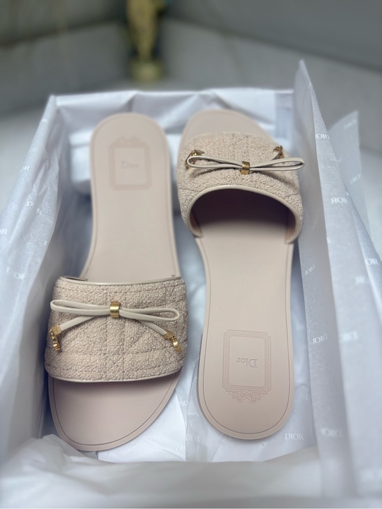 Dior Shoes - Dior Beige Quilted Trench Spongy Cannage